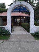 Entrada de la propiedad