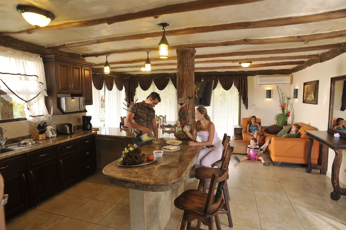 villa, 2 bedrooms, mountain view | living area | plasma tv