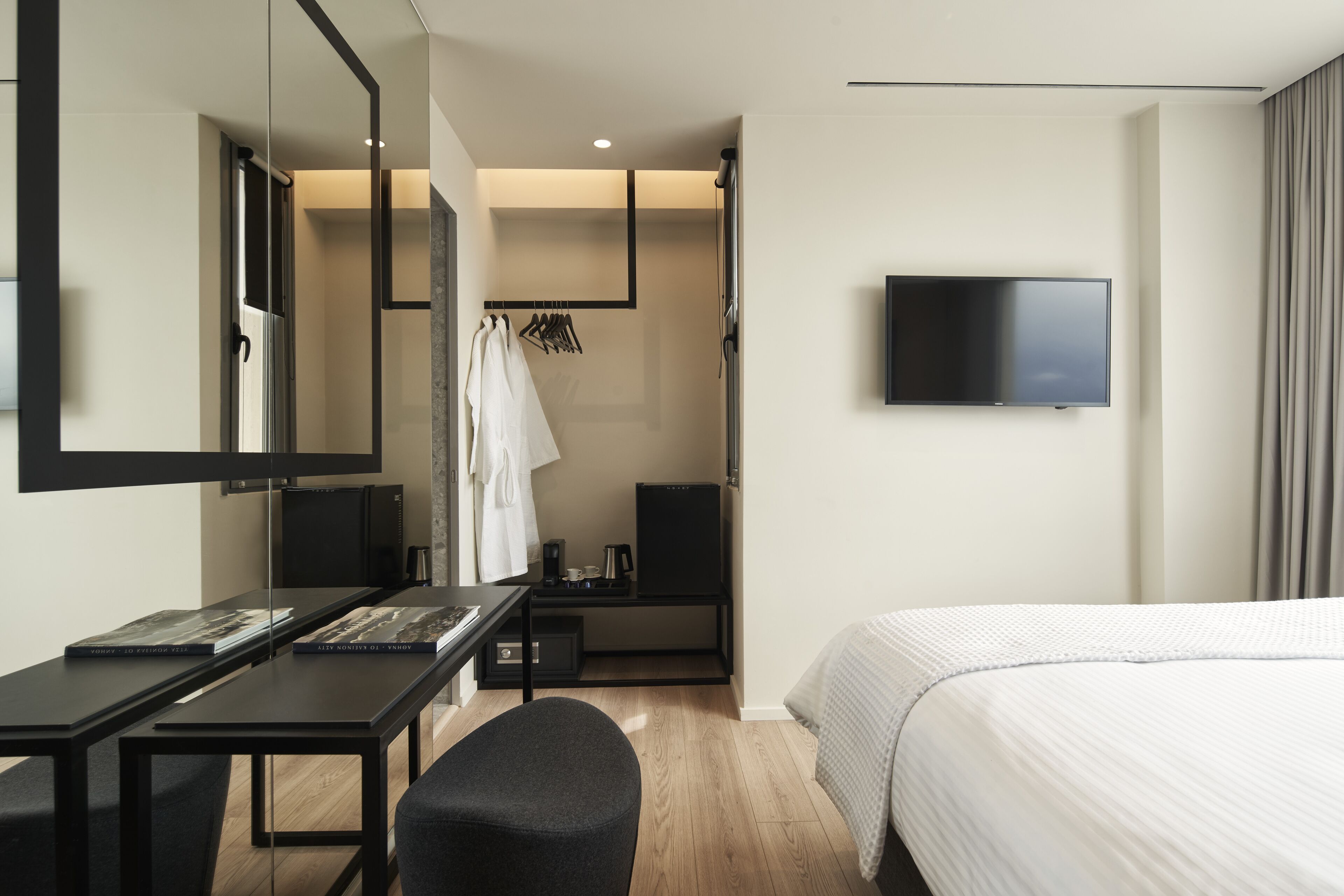 premium double room (acropolis view) | 1 bedroom, hypo-allergenic bedding, minibar, in-room safe