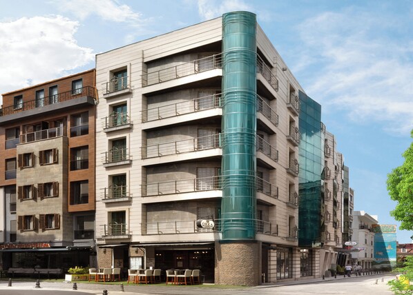 Voorkant van accommodatie