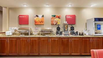 Free buffet breakfast