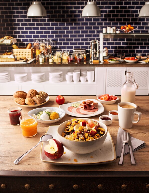 Morgenmadsbuffet hver dag mod et gebyr
