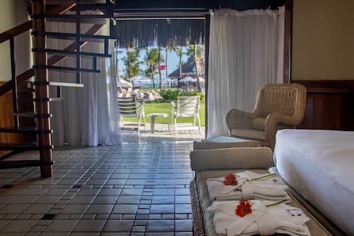 Bungalow de lujo (vista al mar) - desayuno exclusivo | Minibar, caja de seguridad en la habitación y decoración personalizada
