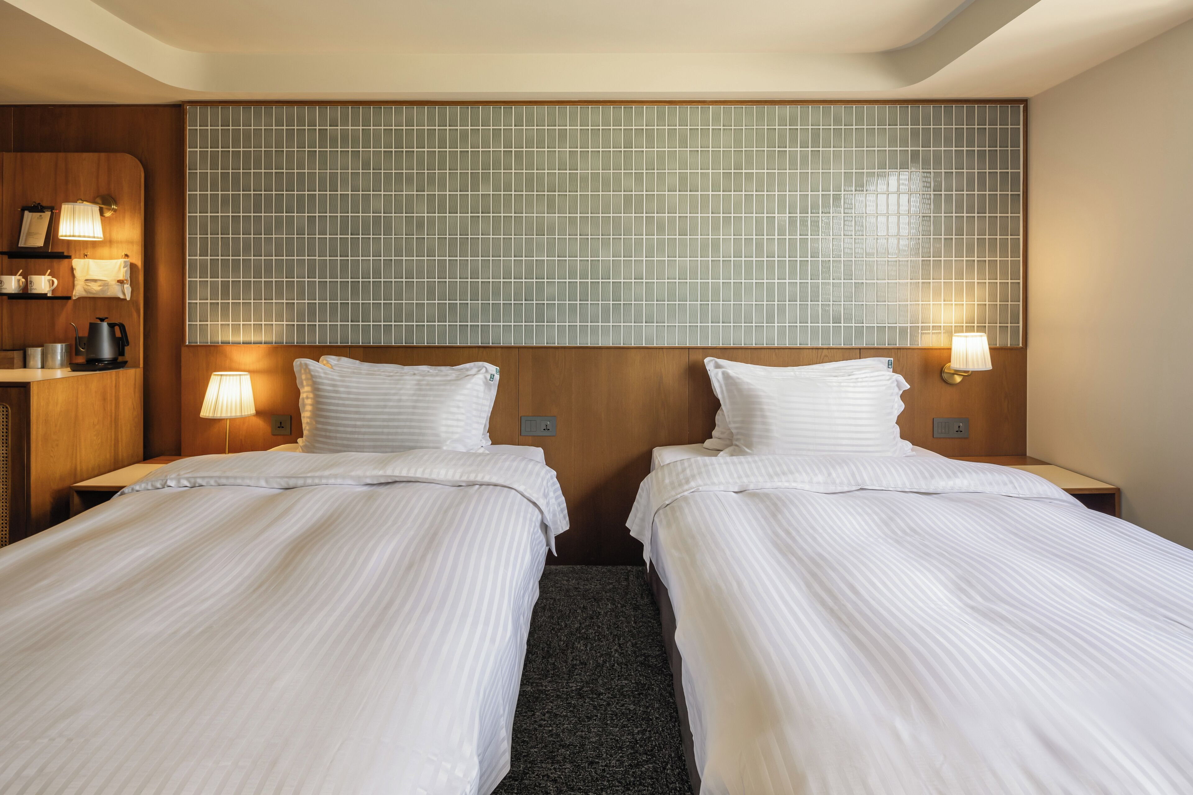 standard twin room | blackout curtains, free wifi, bed sheets