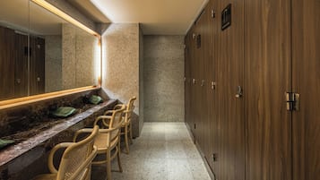 Hair dryer, slippers, electronic bidet, towels