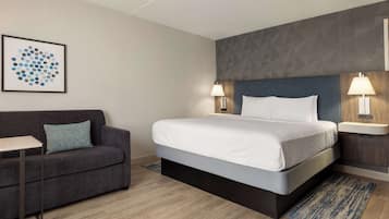 Desk, laptop workspace, iron/ironing board, free cots/infant beds