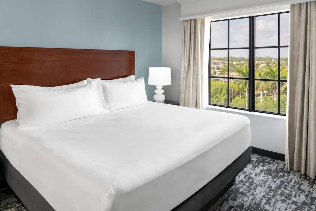 1 habitación y ropa de cama de alta calidad