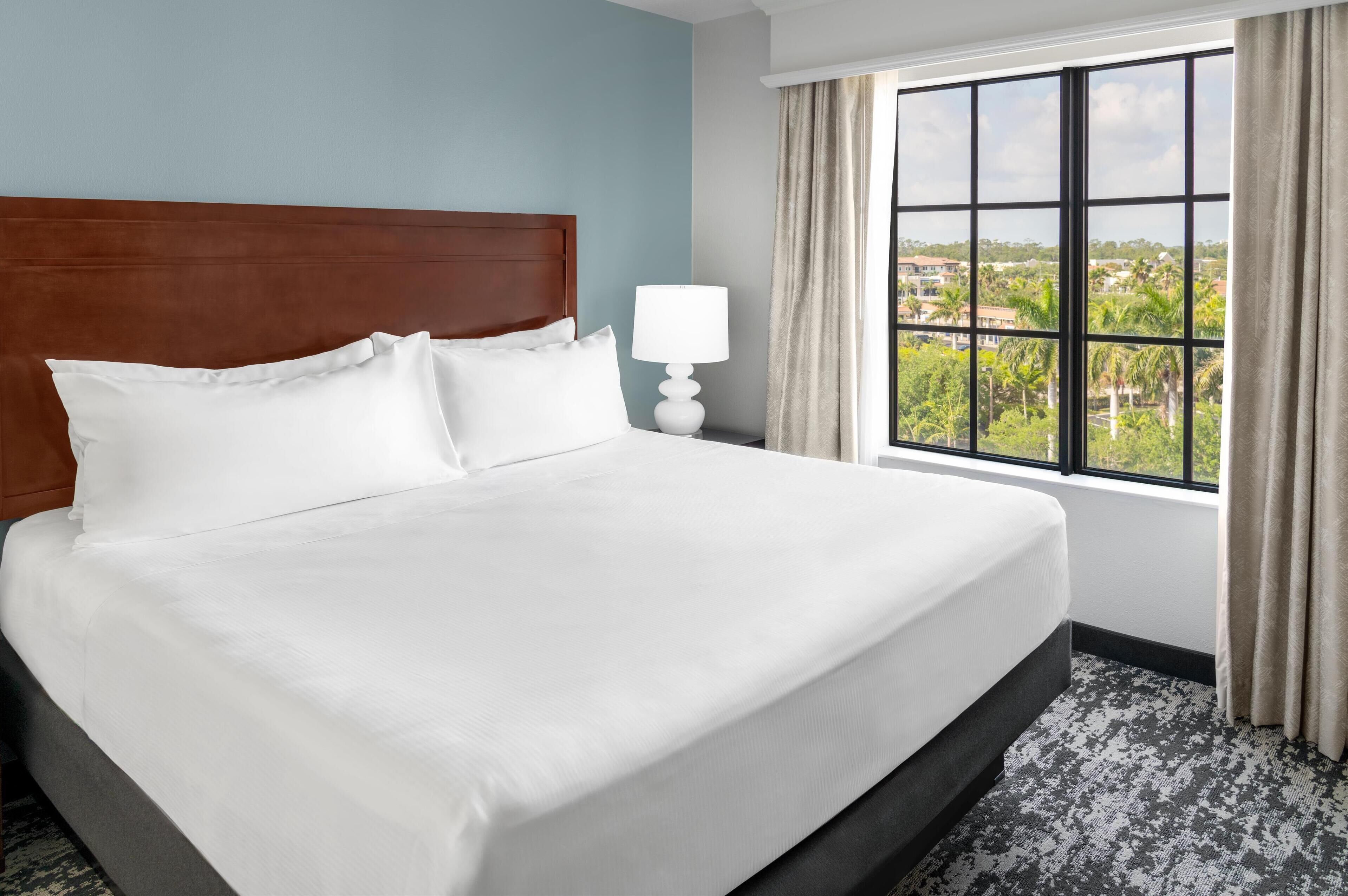 premium bedding, in-room safe, desk, blackout curtains