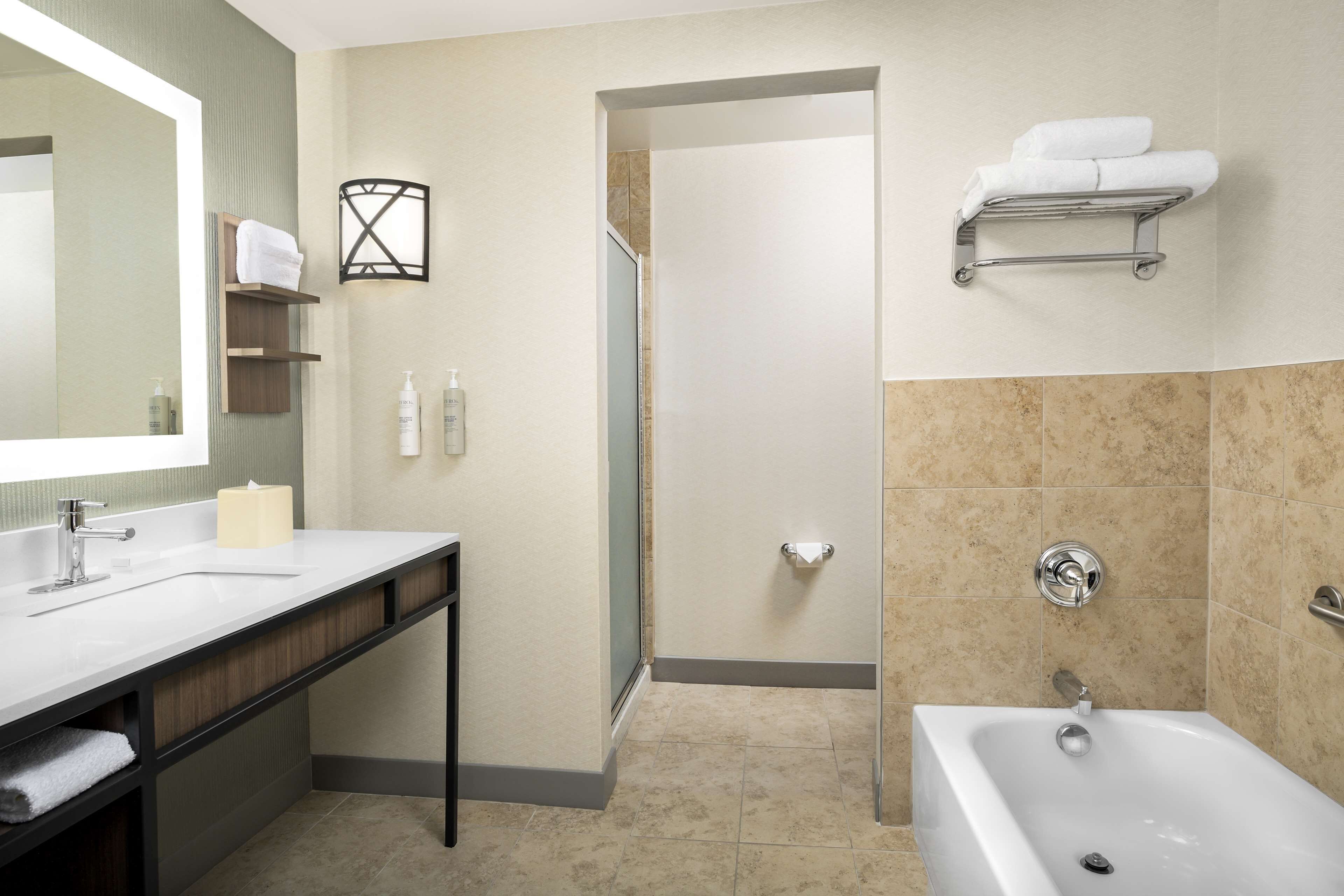 standard room, 1 king bed, bathtub | bathroom | combined shower/bathtub, free toiletries, hair dryer, bathrobes