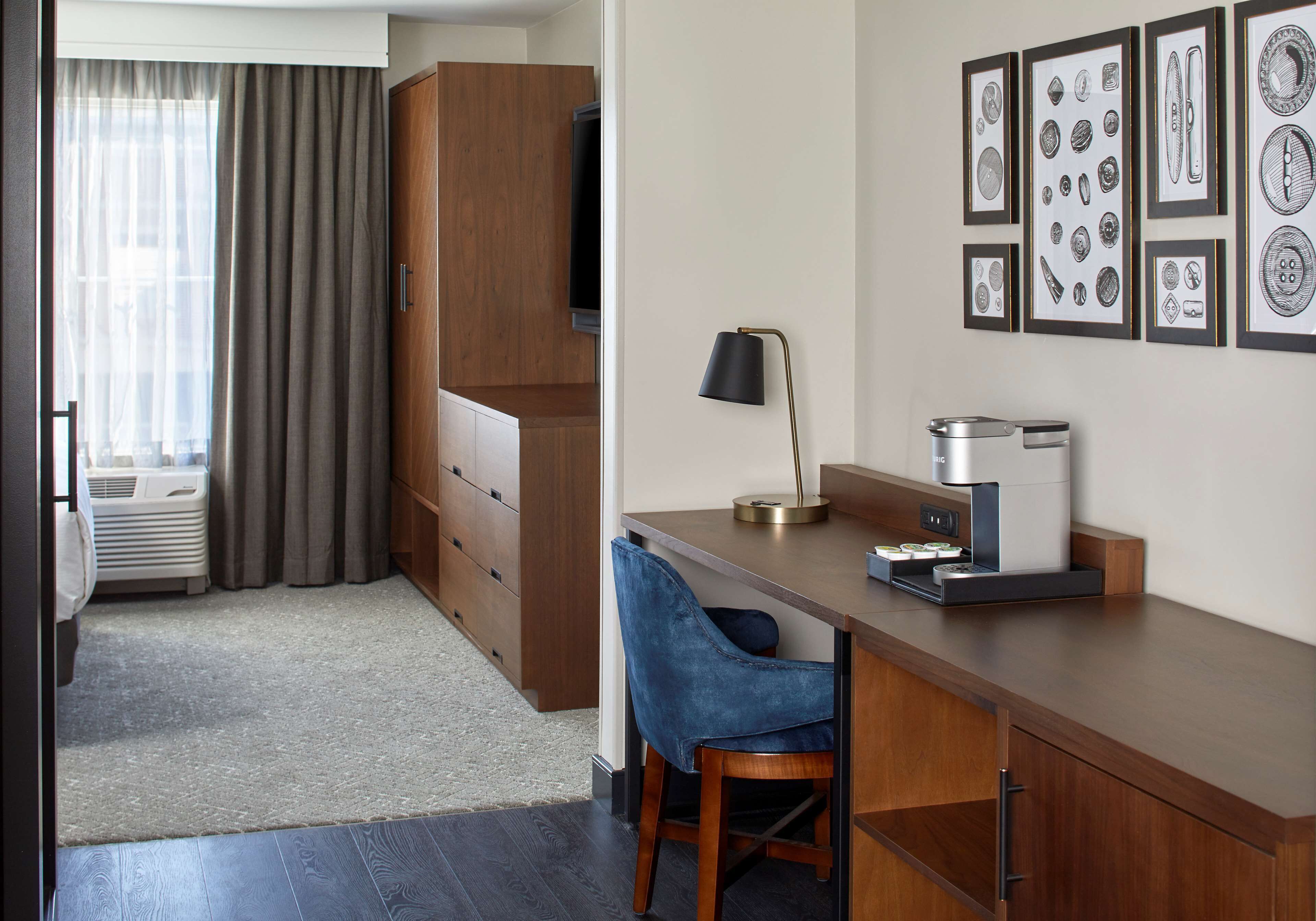 premium bedding, in-room safe, desk, blackout curtains