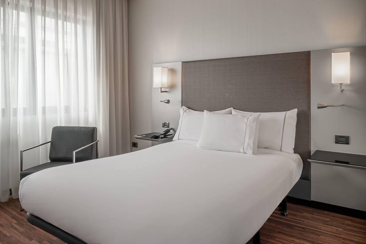 Minibar, safe på rommet, skrivebord og lydisolert