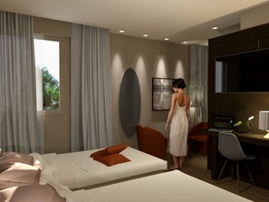 Minibar, coffres-forts dans les chambres, Wi-Fi gratuit, draps fournis