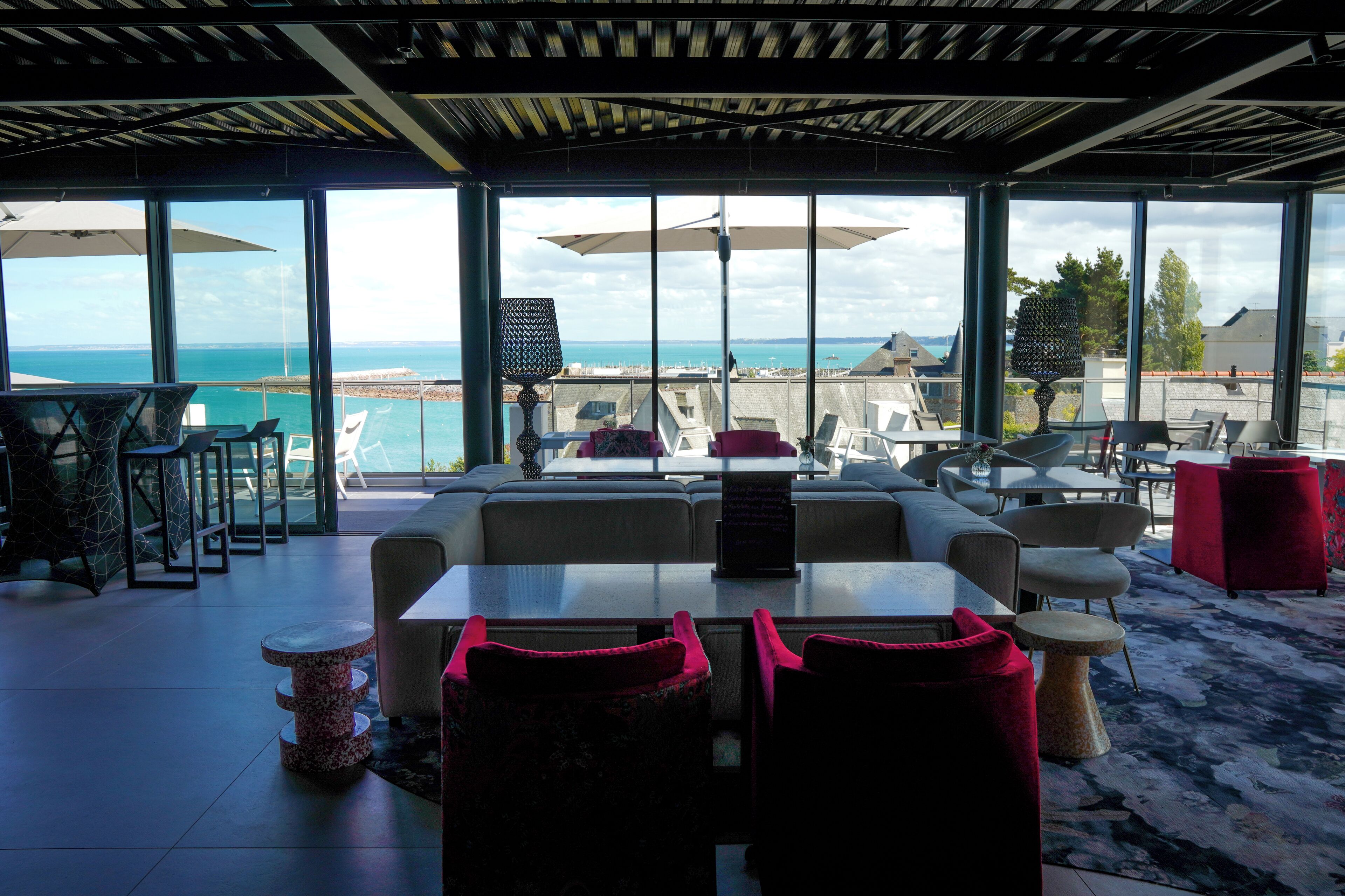 Beach views, open daily