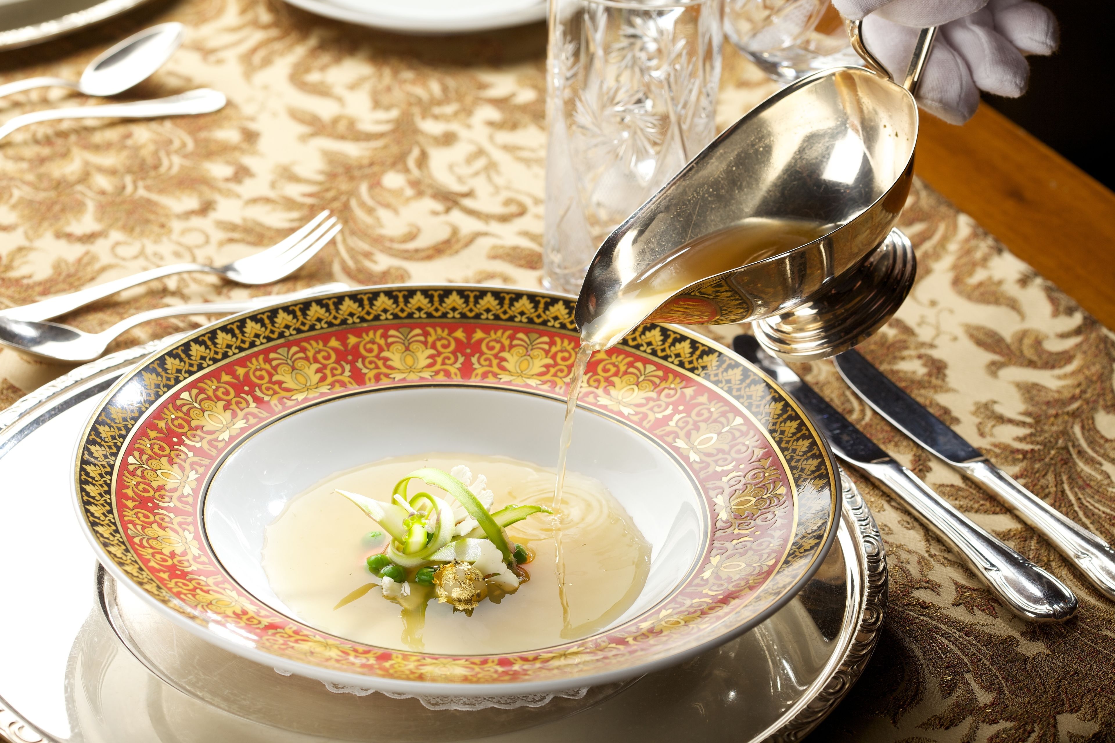 breakfast, lunch, dinner served; garden views