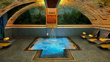 Behandlungsräume für Paare, Sauna, Whirlpool, Dampfbad