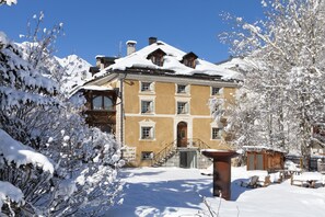 Overnatningsstedets facade