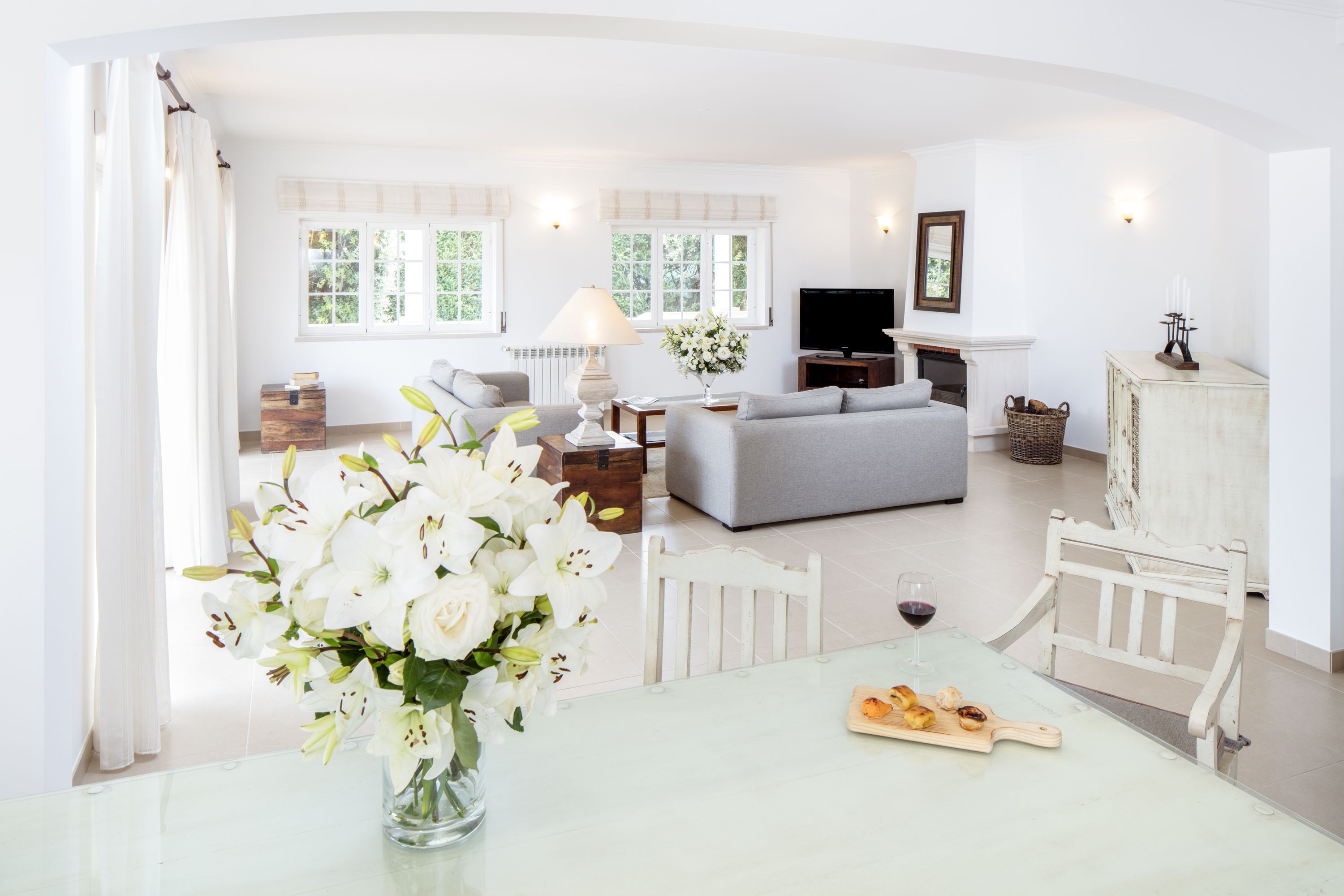 Villa Classic - 3 sovrum - privat pool | Vardagsrum | Tv