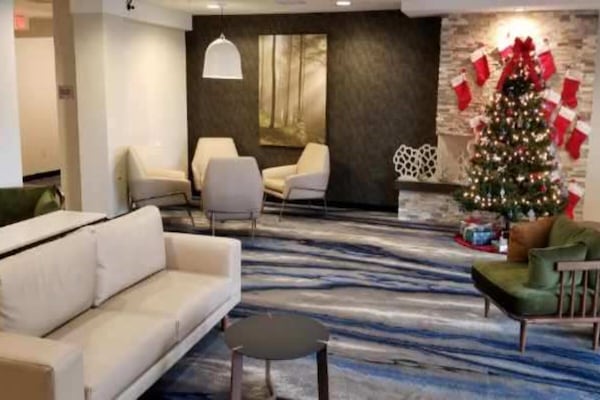 Sala de estar en el lobby