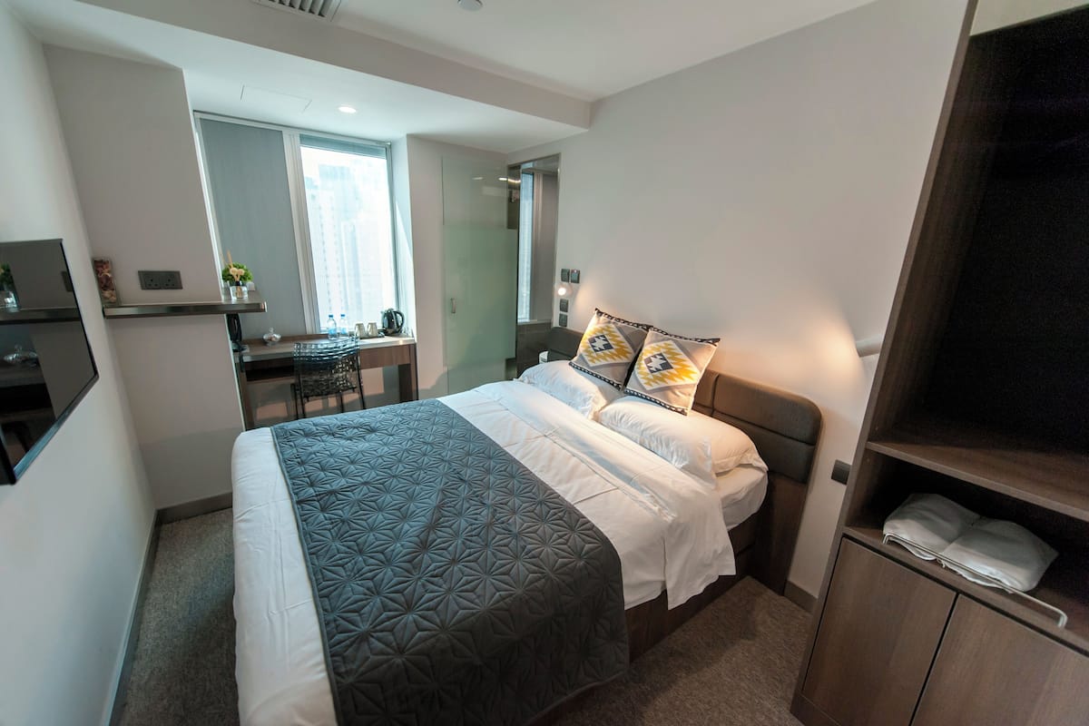 Blackout curtains, iron/ironing board (on request), free WiFi