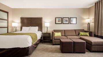 Suite, Bebas Asap Rokok (Upgrade) | Seprai premium, brankas, meja kerja, dan ruang kerja ramah laptop