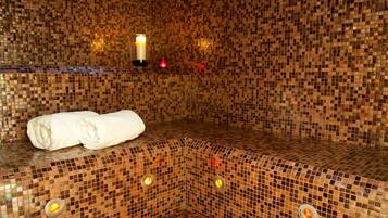 Behandlingsrum til par, kropsbehandlinger, body scrub-behandlinger