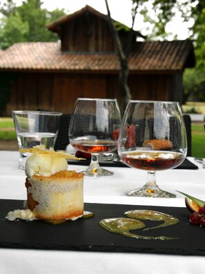 Mittagessen und Abendessen, französische Küche