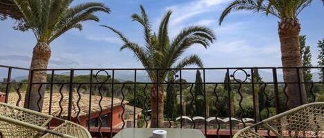 Junior Apartment, 1 King Bed with Sofa bed, 2 Bathrooms, Mountain View | Balcony