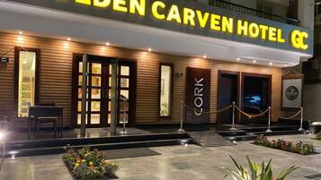 Front of property - evening/night