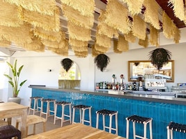 Tapas bar, ocean views