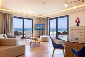 1 slaapkamer, een minibar, een kluis op de kamer, een bureau