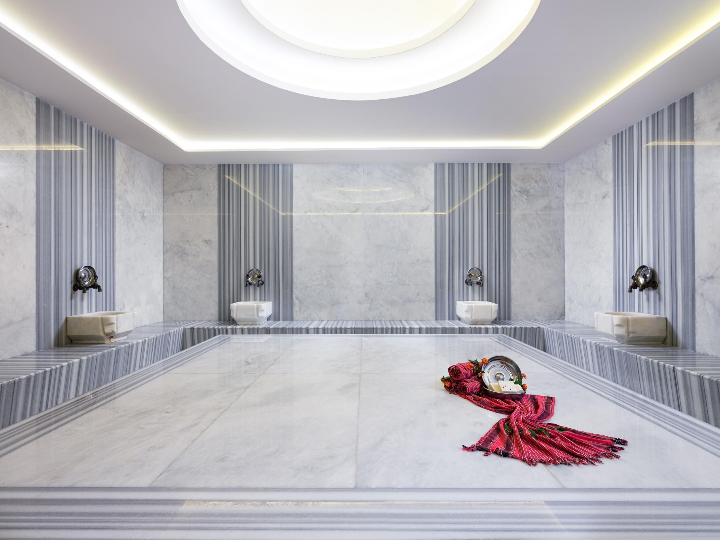 Turkish bath, massages