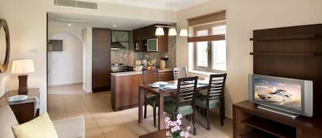 LCD TV, table tennis, books