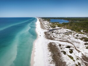 Beach nearby, white sand
