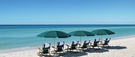 Beach nearby, white sand