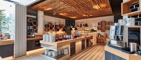 Daily buffet breakfast (EUR 22.40 per person)