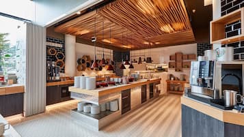 Daily buffet breakfast (EUR 22.40 per person)