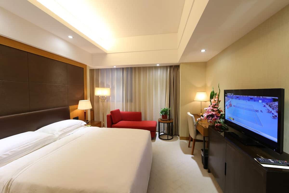Standard Queen Room | Down comforters, minibar, in-room safe, desk