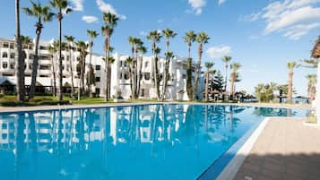 Indoor pool, seasonal outdoor pool