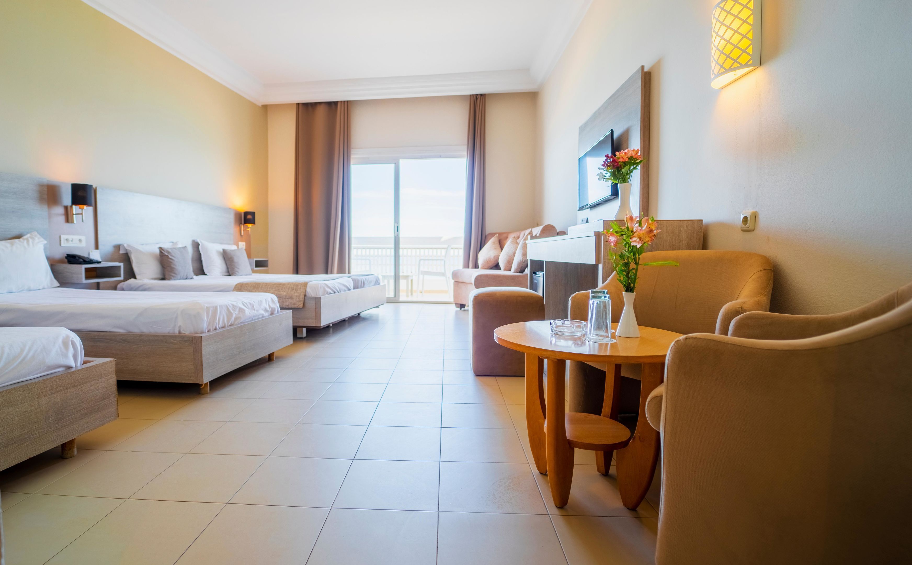 Minibar, in-room safe, blackout curtains, free WiFi