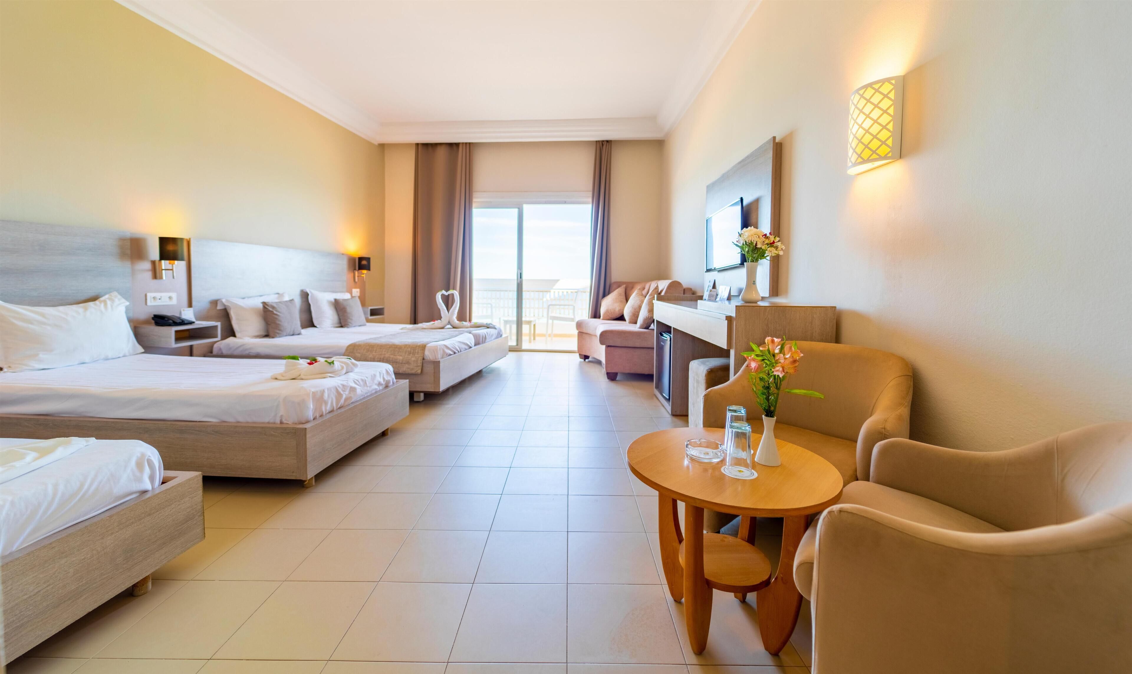 Minibar, in-room safe, blackout curtains, free WiFi