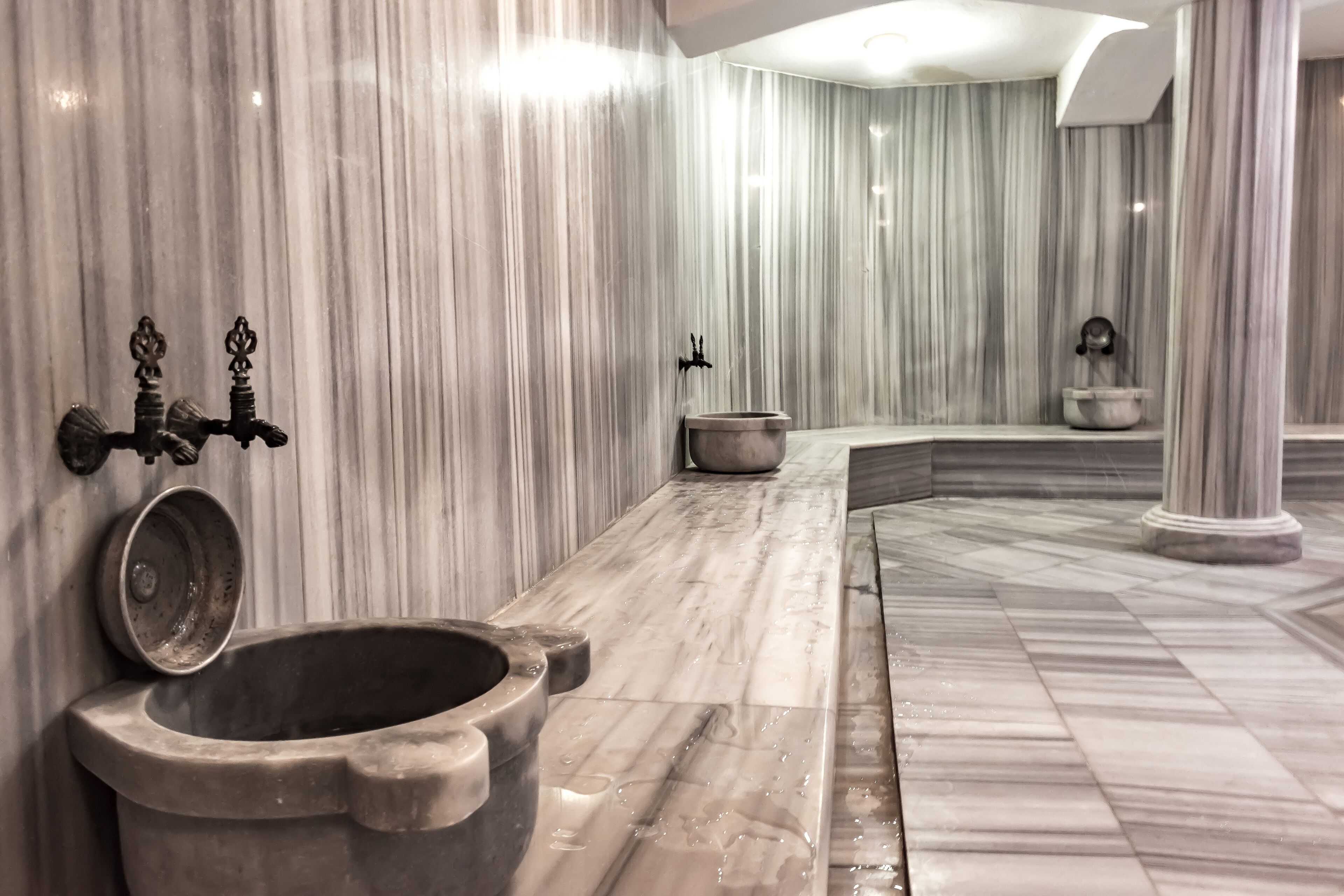 Turkish bath/hammam, body treatments, body wraps, body scrubs
