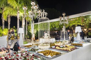Área para banquetes al aire libre