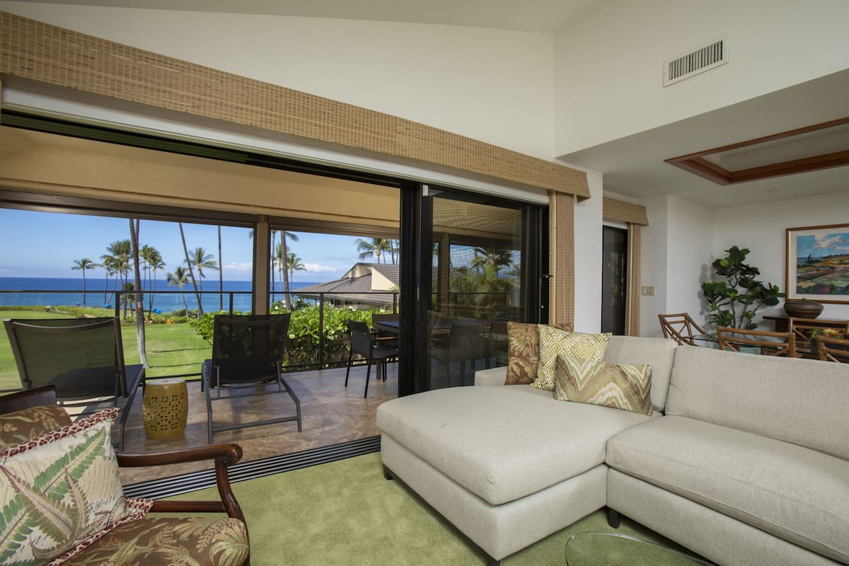 Room, 2 Bedrooms, Oceanfront (2 Bath) | Living area | Flat-screen TV, DVD player