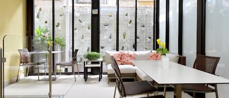 Lobby sitting area