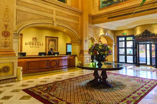 Interior entrance