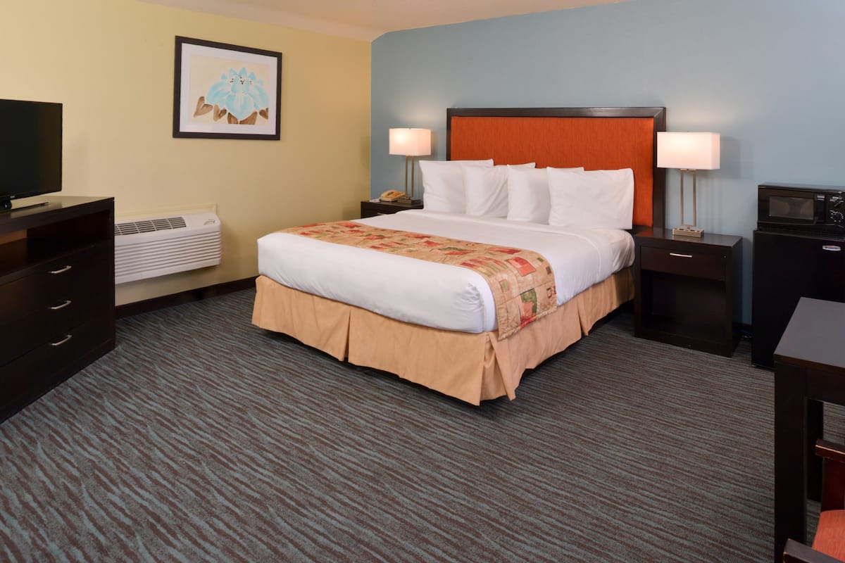 Blackout drapes, soundproofing, iron/ironing board (on request)