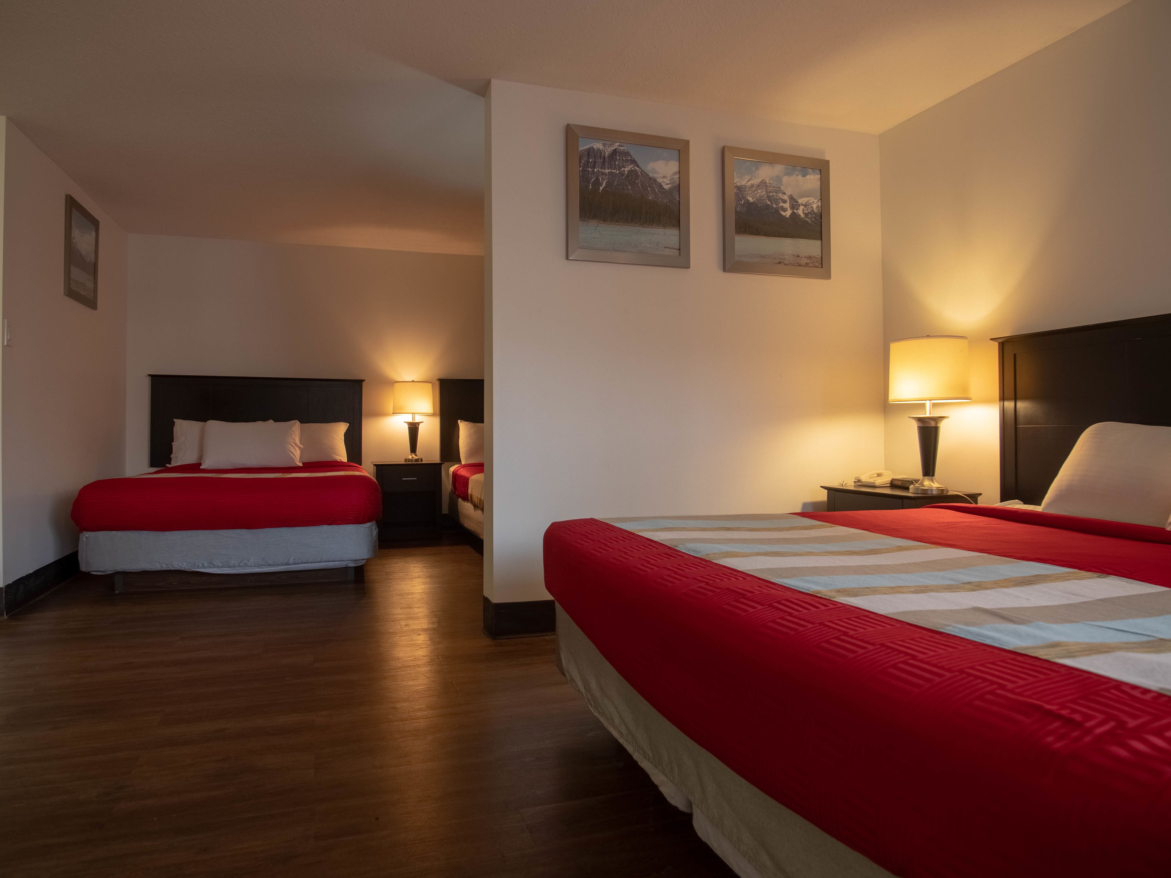 Family Suite, Non Smoking, Kitchenette (Non-Pet Friendly) | Desk, blackout drapes, soundproofing, iron/ironing board