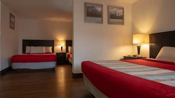 Family Suite, Non Smoking, Kitchenette (Non-Pet Friendly) | Desk, blackout curtains, soundproofing, iron/ironing board