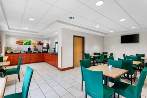 Free daily on-the-go breakfast