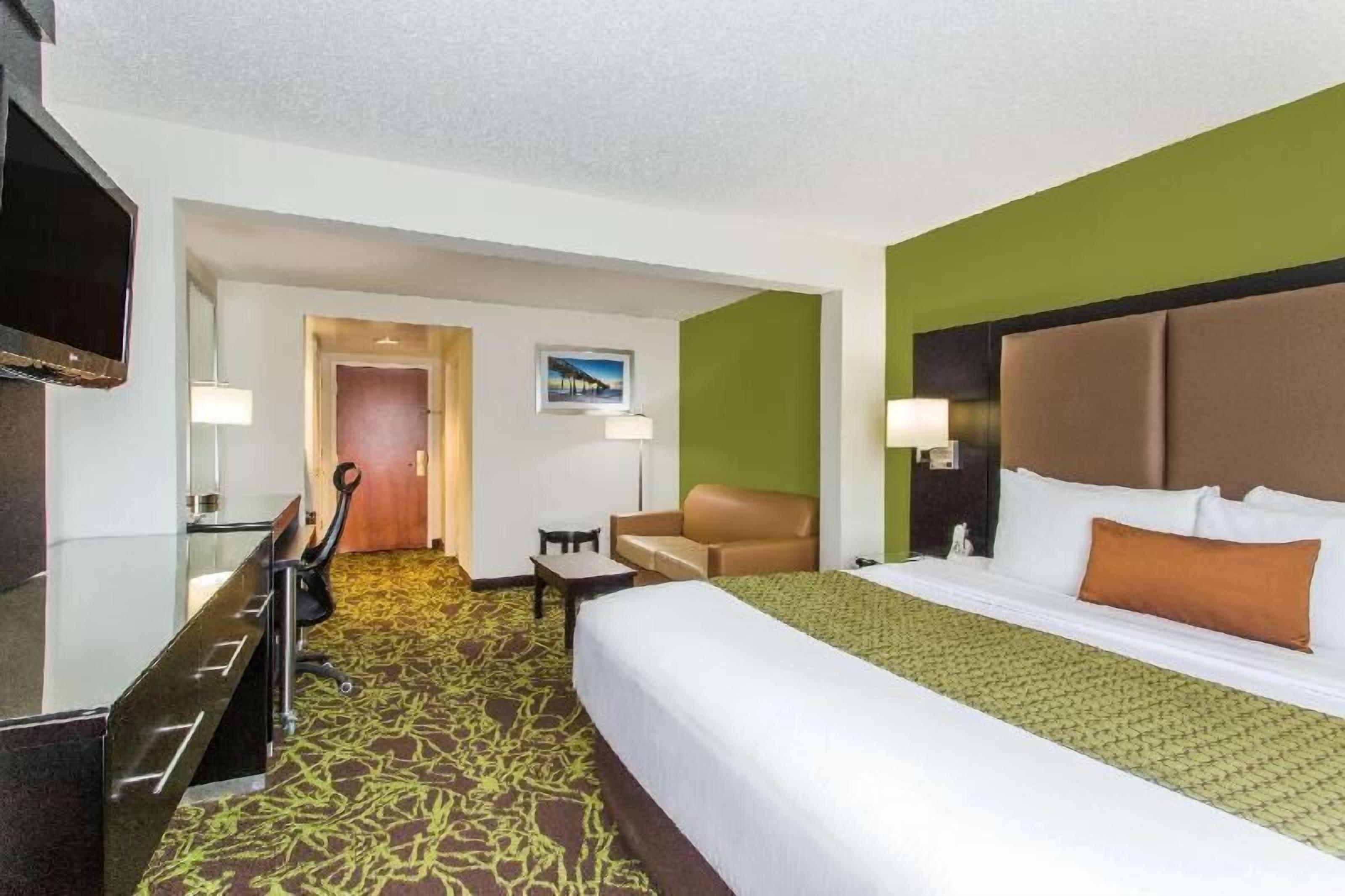 In-room safe, desk, blackout curtains, iron/ironing board